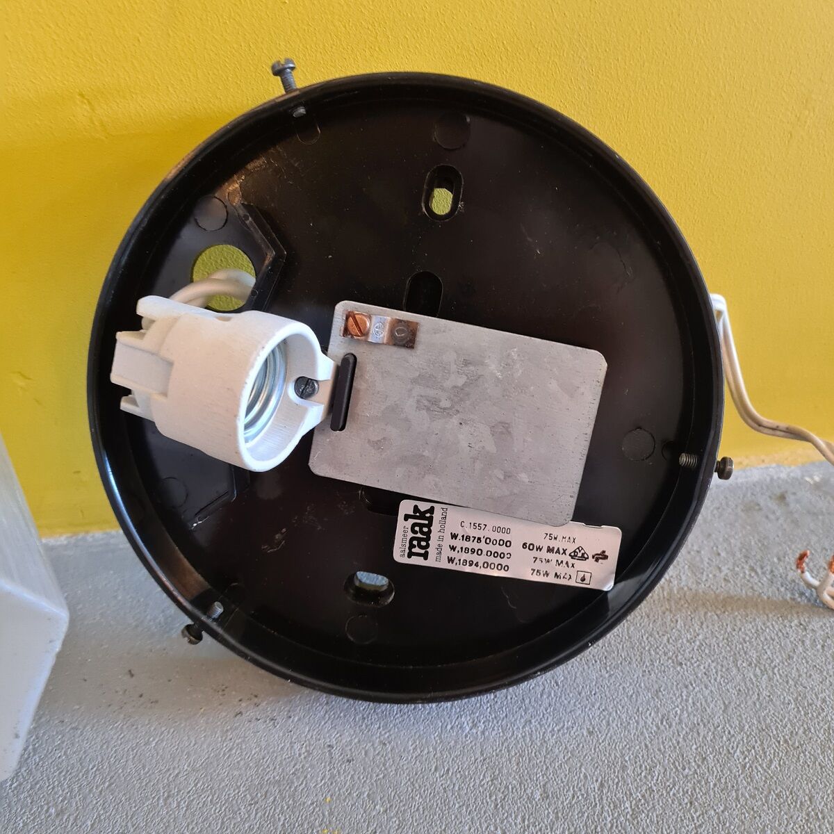 Raak Amsterdam Wall/Ceiling Lamp 1960/70s