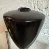 Modernist black ceramic vase from the 1950s.