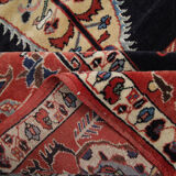 Tapis persan persan vintage fait main- 132x162cm