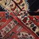 Handmade vintage persian quchan rug- 132x162cm
