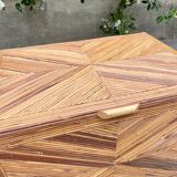 Vintage rattan chest