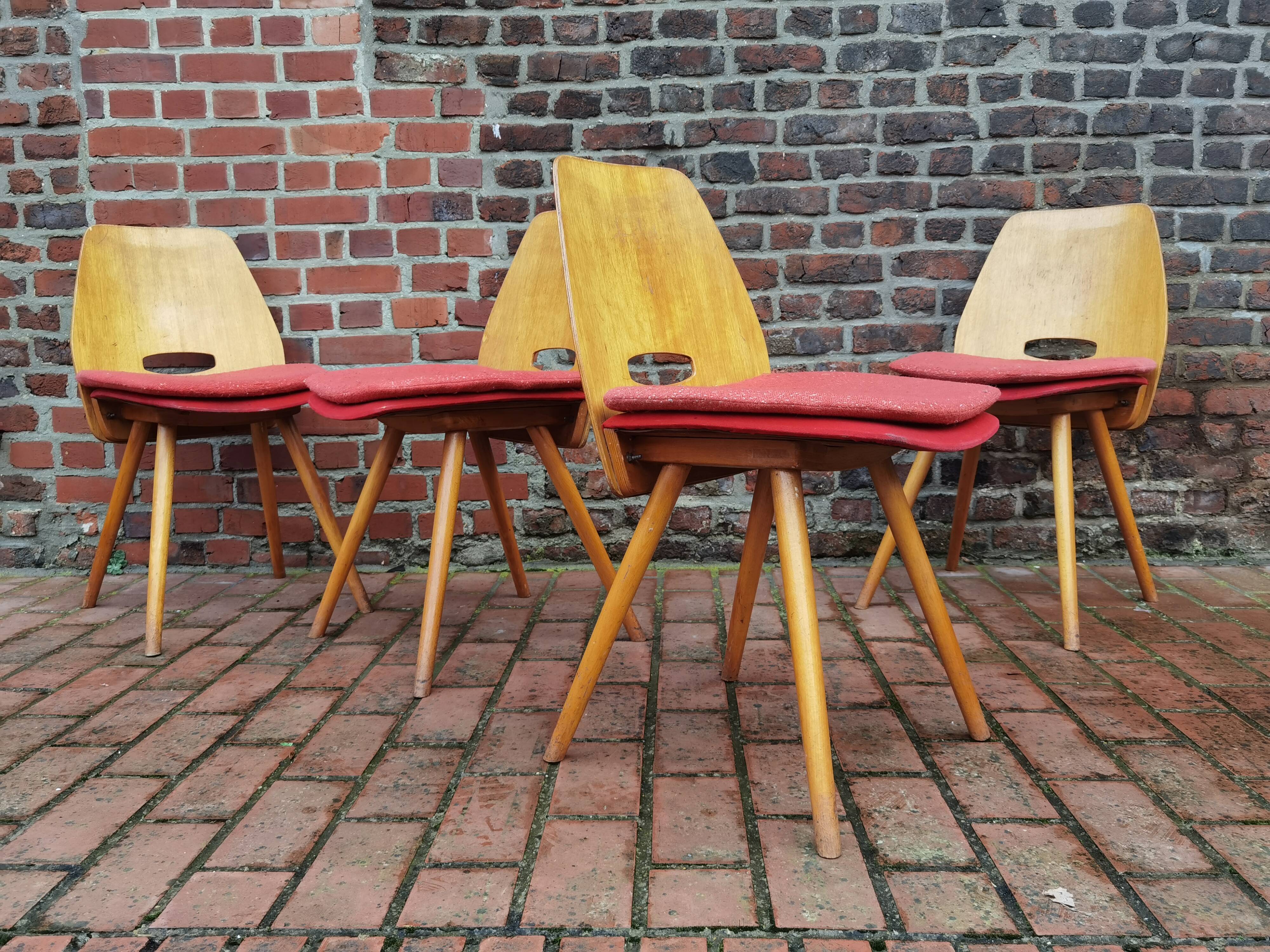 Lollipop Chairs by Franti-ek Jirak