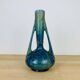Art Nouveau vase from Pierrefonds in blue crystalline enamels.