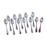 12 silverplated teaspoons
