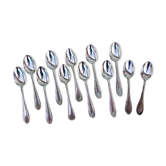 12 silverplated teaspoons