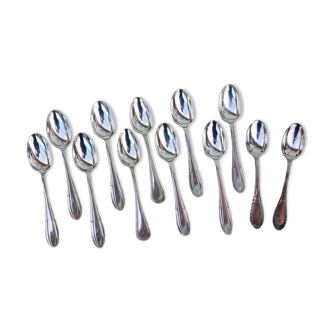 12 silverplated teaspoons