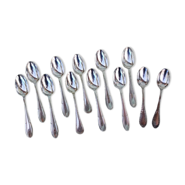 12 silverplated teaspoons