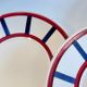 Set of 7 ceramic dishes hbcm béarn france