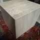 Italian veined travertine coffee table or pedestal
