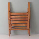 Vintage wood folding garden set.