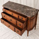 Louis XVI style commode in wood, marble top, 1900s.