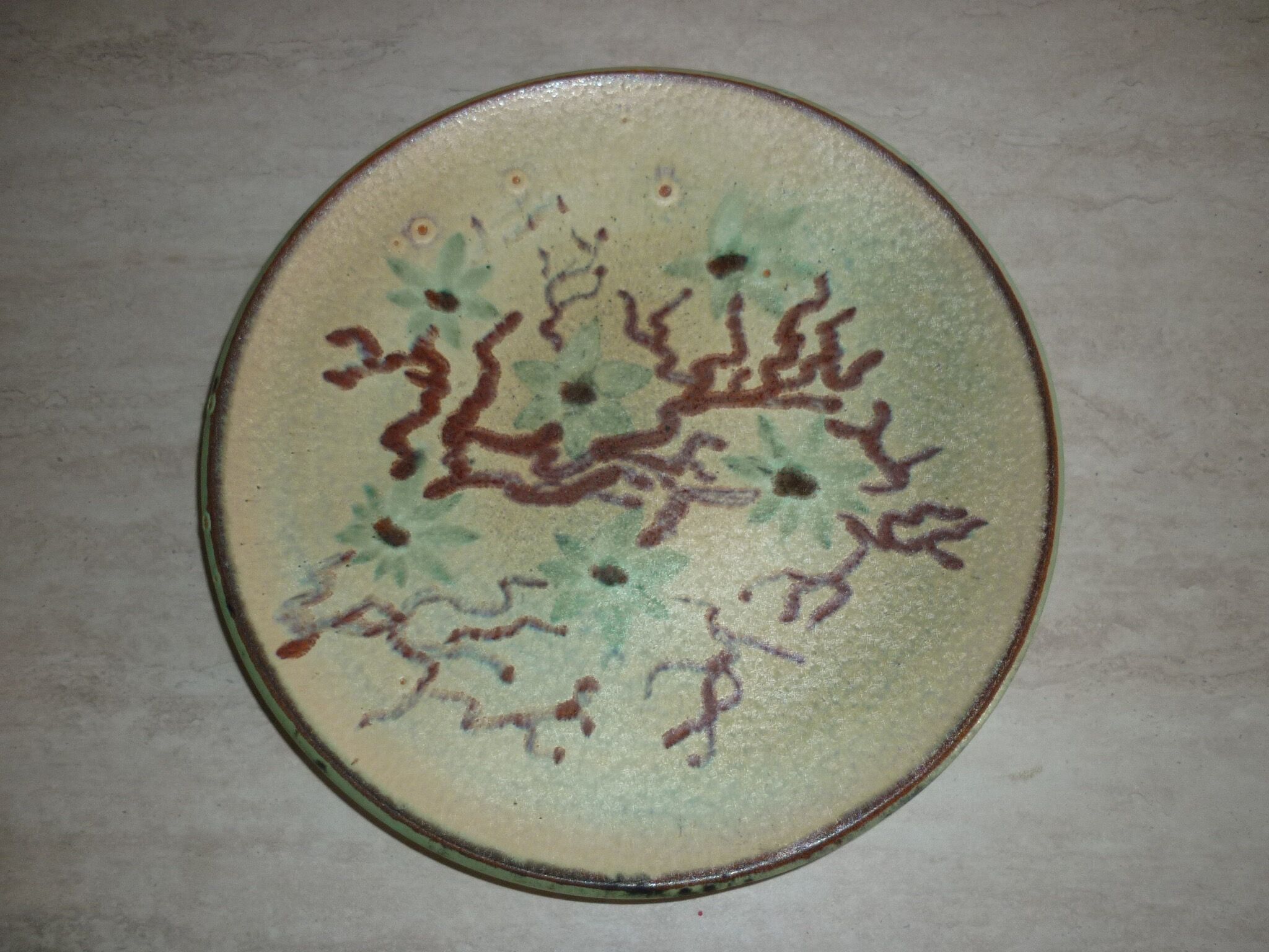 Plate Marius and Huguette Bessone 1950