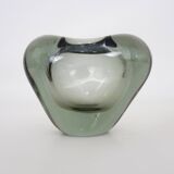Heart-shaped vase Per Lütken for Holmegaard. Signed and dated 1902