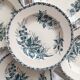 6 ironstone soup plates “Mûre” Badonviller