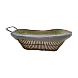 Alsatian wicker cradle