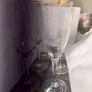 12 crystal cups
