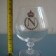 set of 6 cognac liqueur crystal glasses Napoleon old crystal glasses