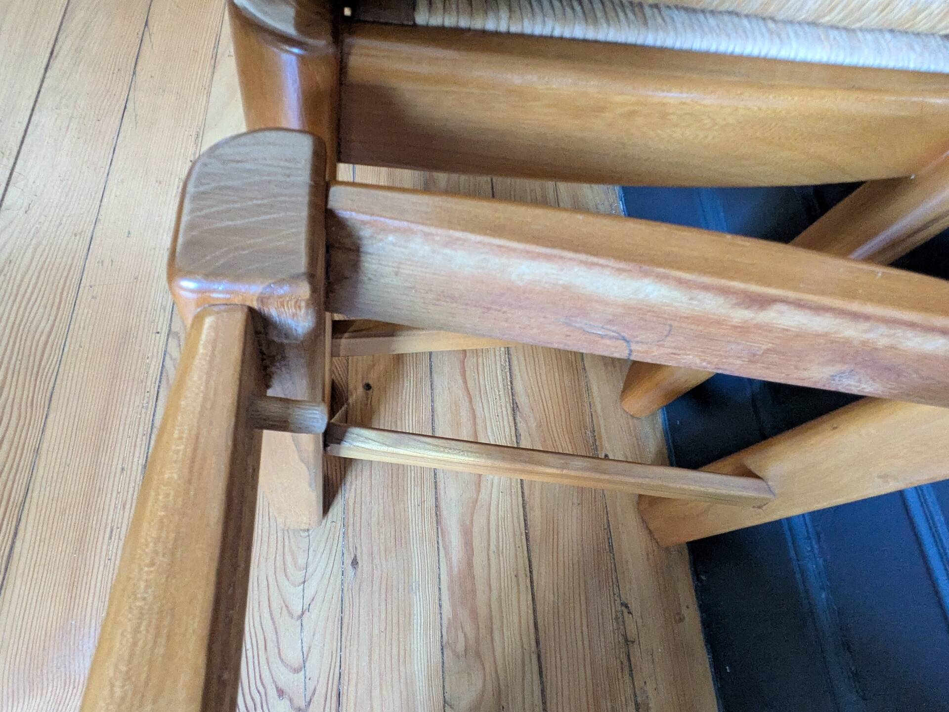 Set of six chairs Maison Regain 1970s/80s