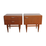 Pair of Scandinavian bedsides from the 1960s