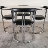Bauhaus-style dining set from the 70s