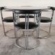 Bauhaus-style dining set from the 70s
