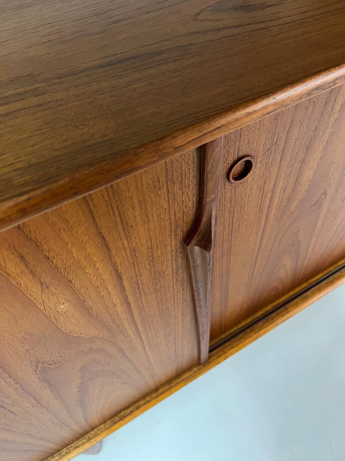 Buffet en teck Axel Christensen ACO design danois vintage des années 60