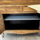 Buffet with 2 bodies in walnut