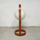 Lampadaire scandinave plywood globe 1960