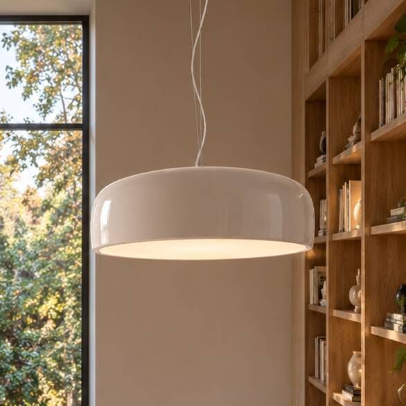 Suspension Smithfield S by Flos, designed by Jasper Morrison.