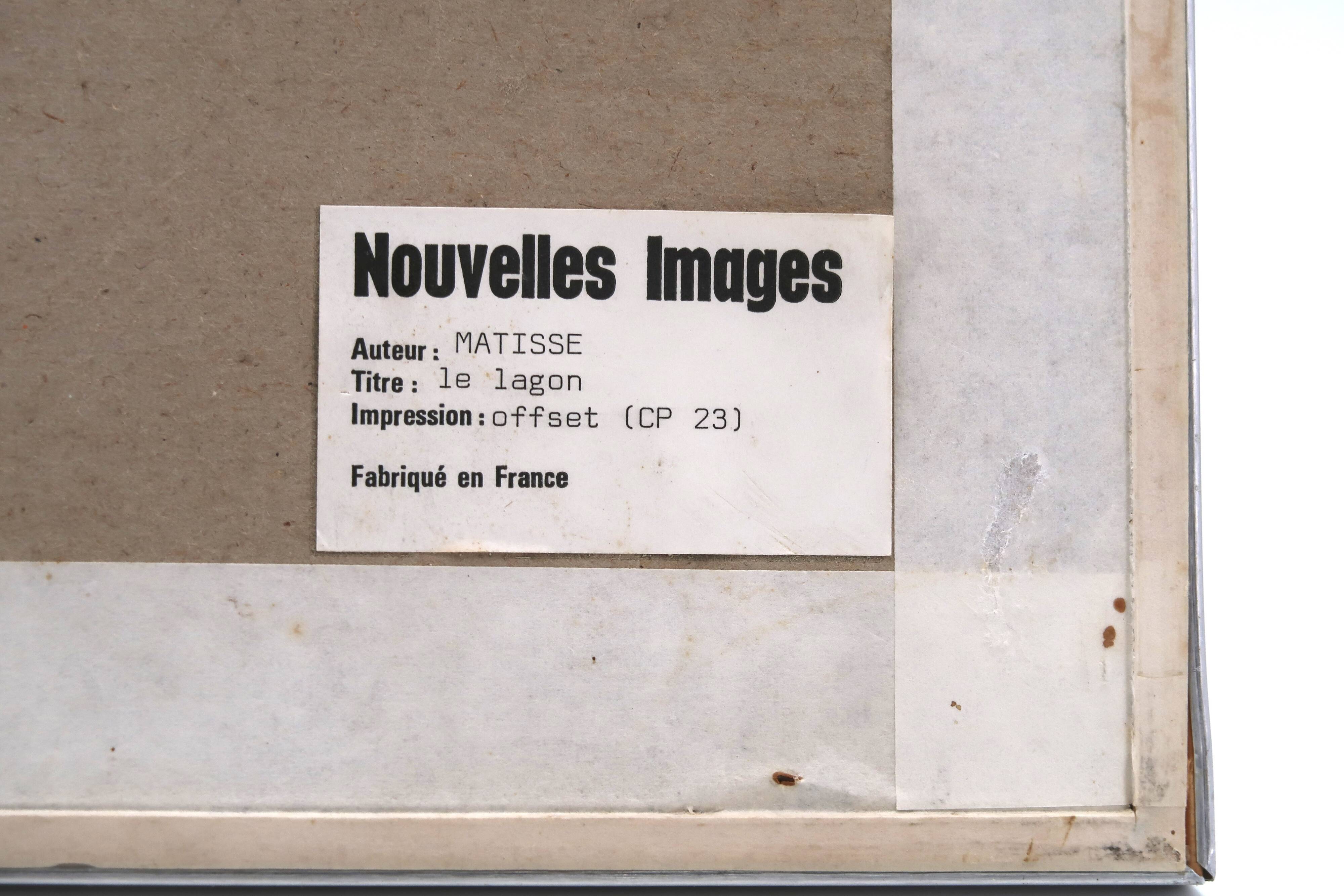 Painting The Lagoon by Henri Matisse Editions Nouvelles Images