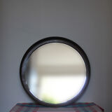 Vintage mirror, exotic wooden frame 50cm