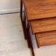 Vintage Danish nesting tables teak