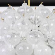 Glass Tulipan chandelier by Kalmar, Austria, 1960s