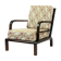 Chaise de salon vintage en bois, Tchécoslovaquie Circa 1950