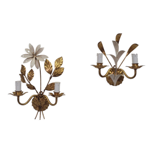 Paire d'appliques vintage