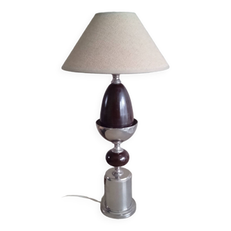 Lampe métallique vintage des années 50