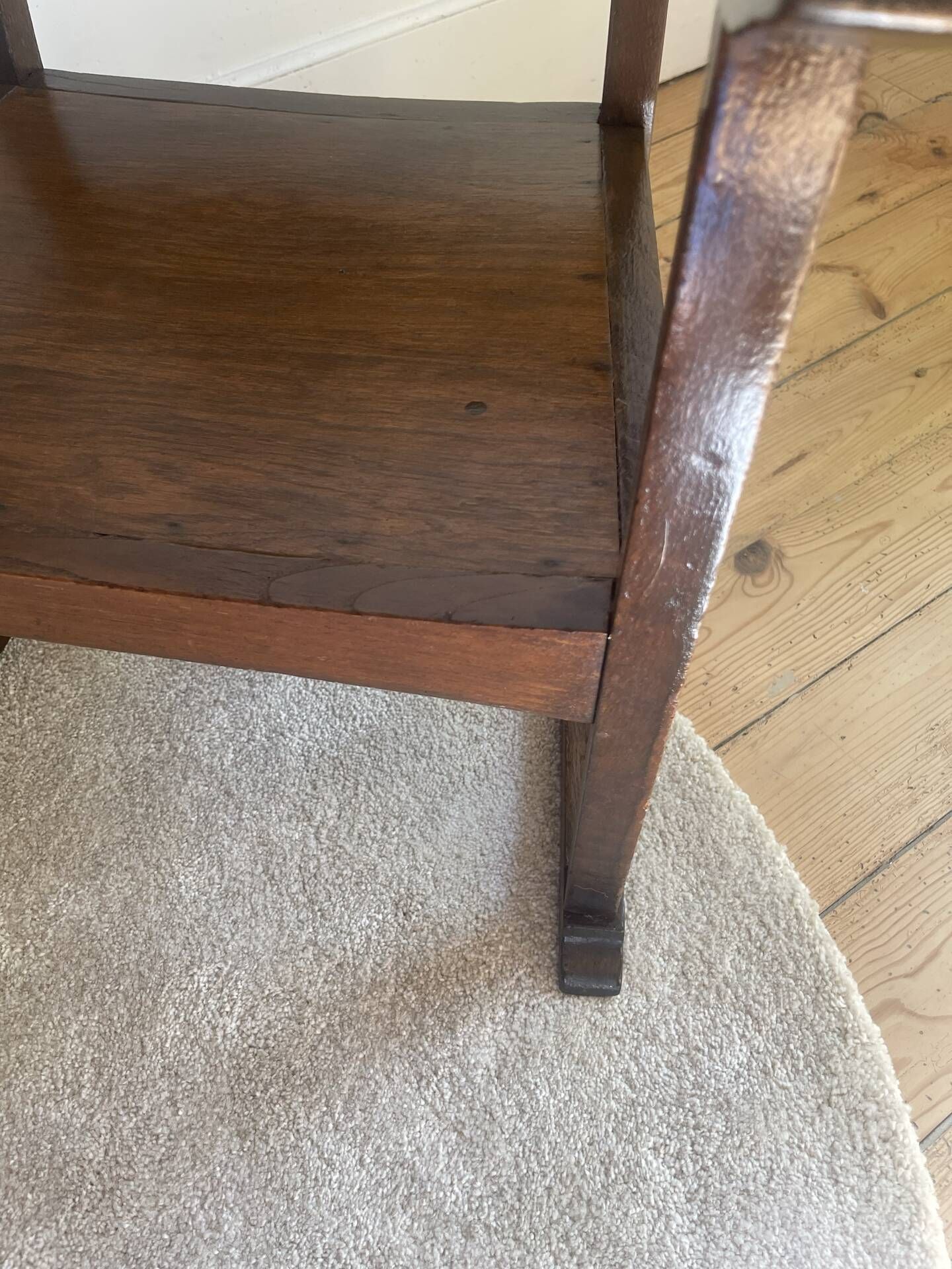 Art Deco wooden armchairs