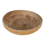 Set of three unique farmhouse bowls from 19th-century Swedish folk art.