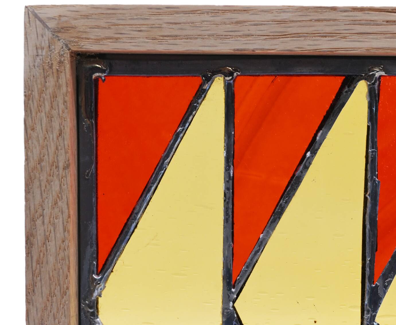 Diamond stained glass window