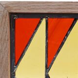 Diamond stained glass window