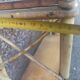 Pair of wall shelves vintage in rattan bamboo wicker