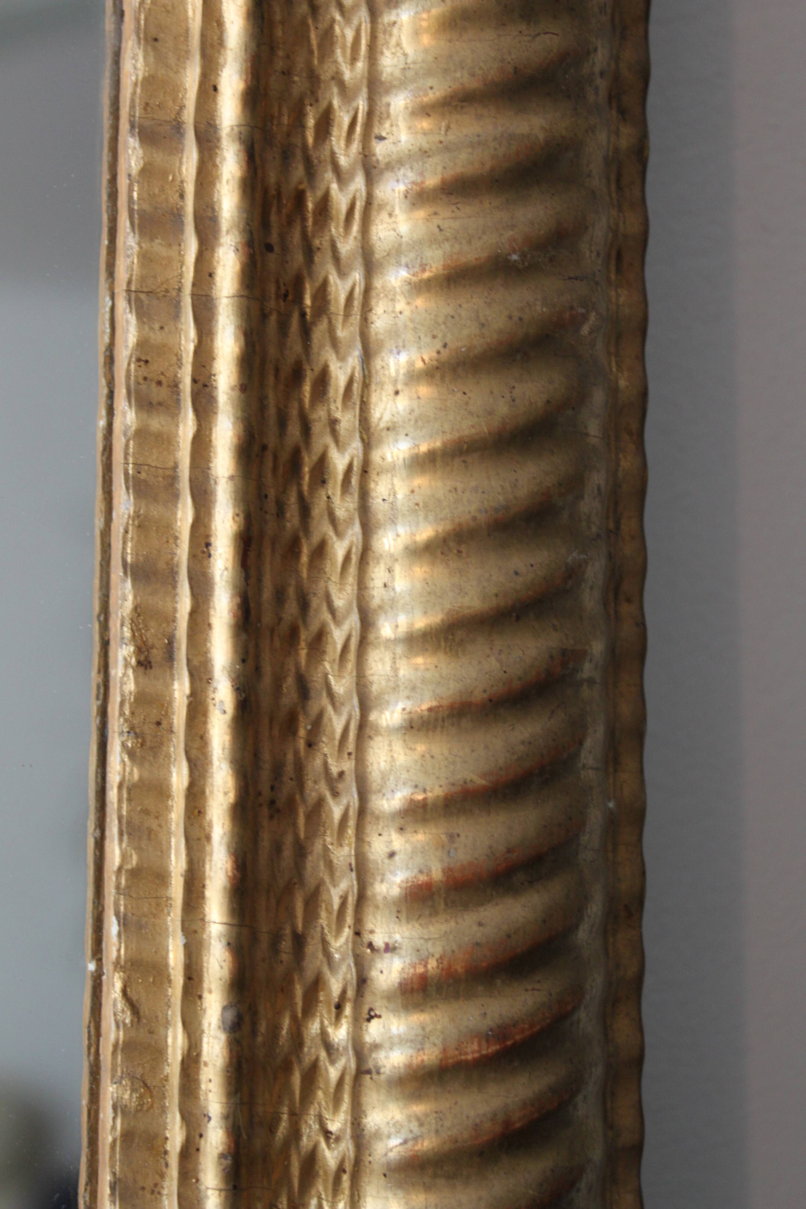 Ancient mirror gilded - 74x83cm