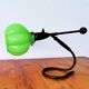 Lampe de table articulée moderniste en verre et laiton à boîtier vert