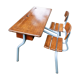 Bureau d'écolier double
