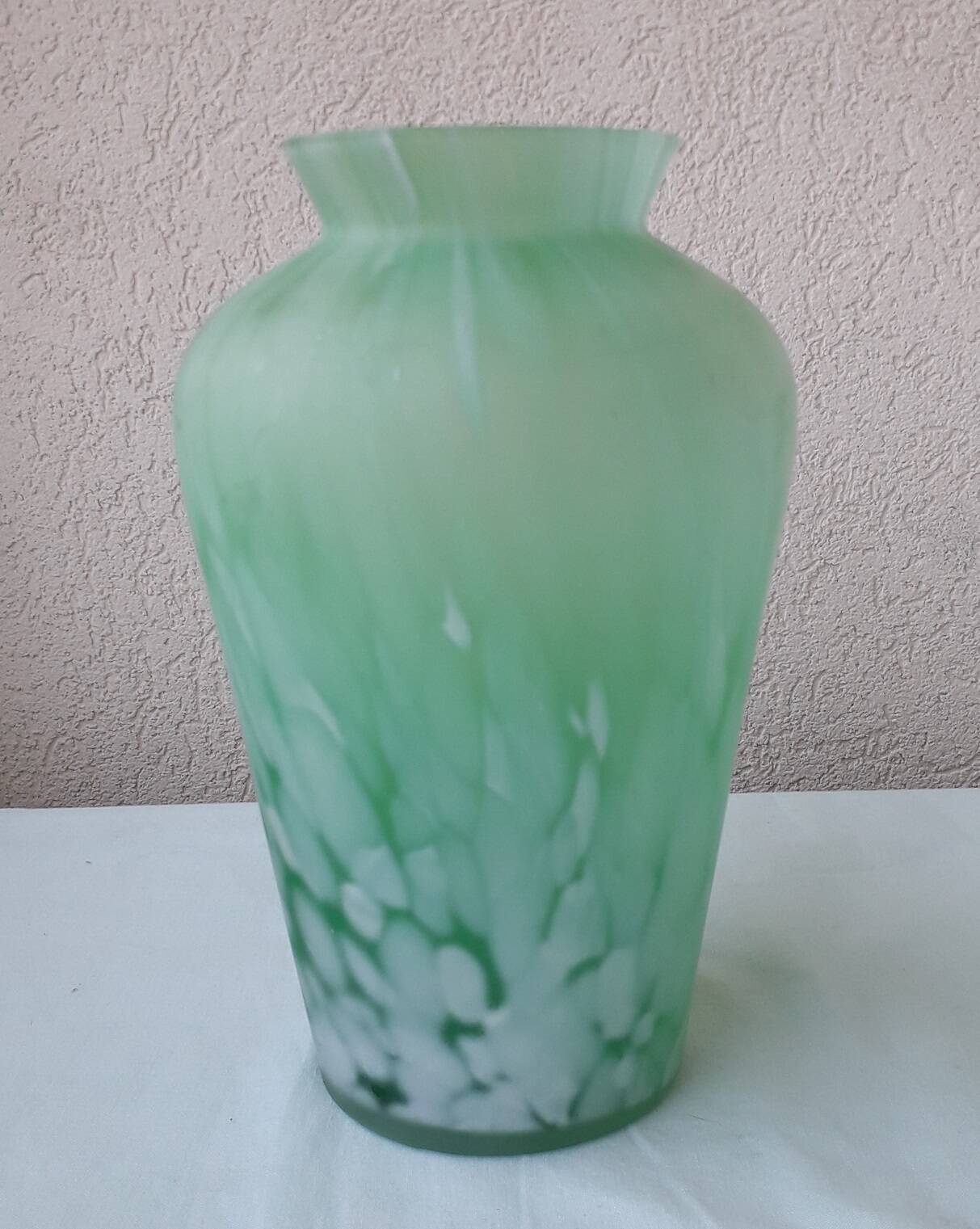 Clichy style glass vase