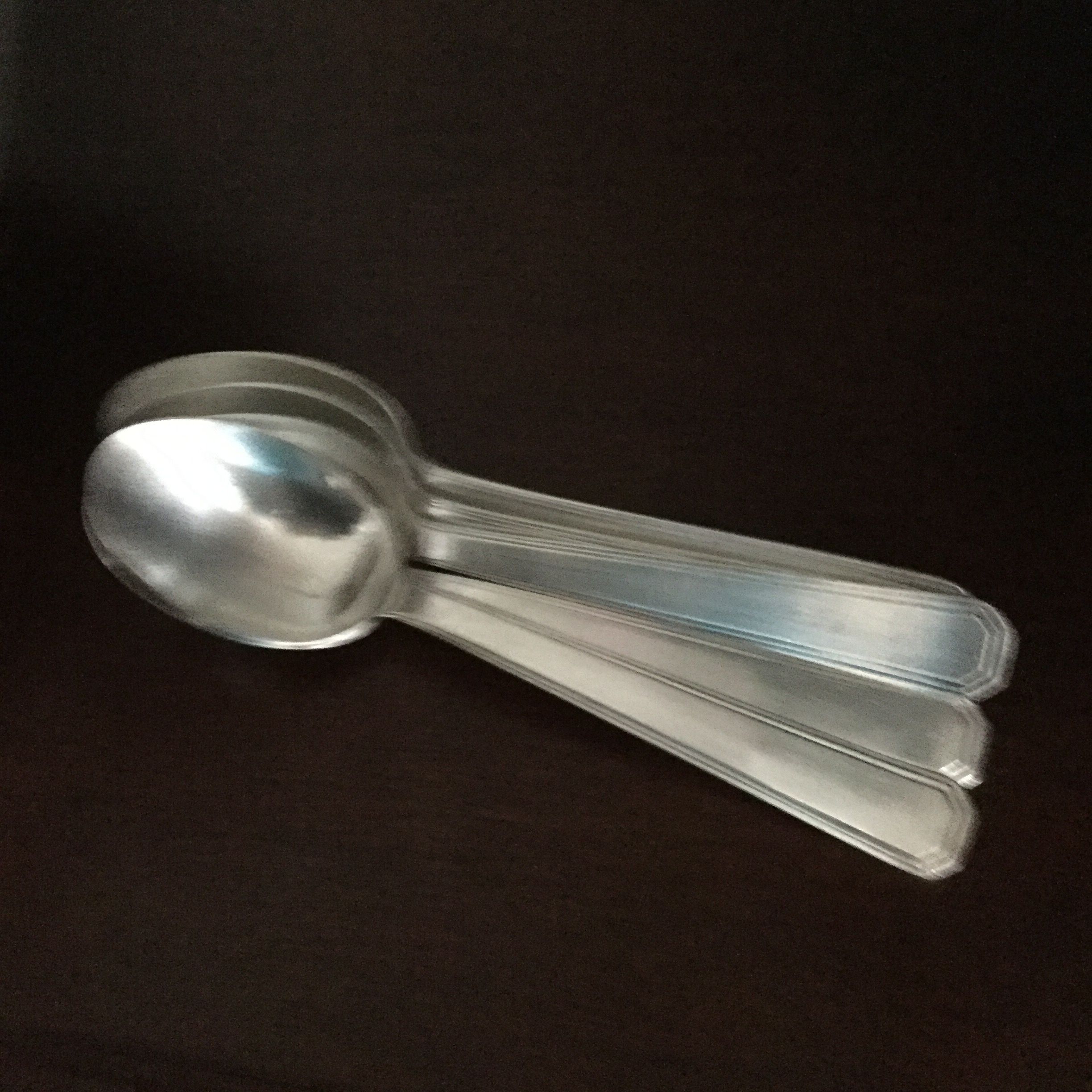 Lots of 5 art deco silverware from Hotel Lutetia