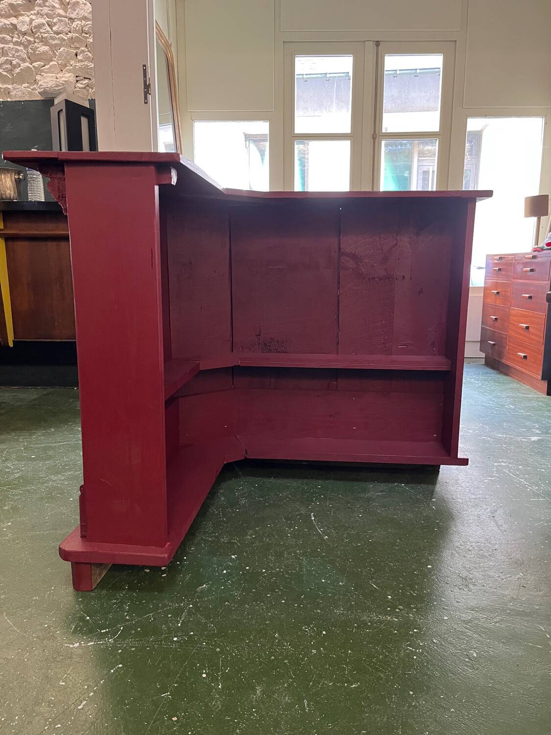 Small shop counter