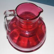 Pitcher, blown glass water pot