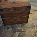 Vintage wooden trunk