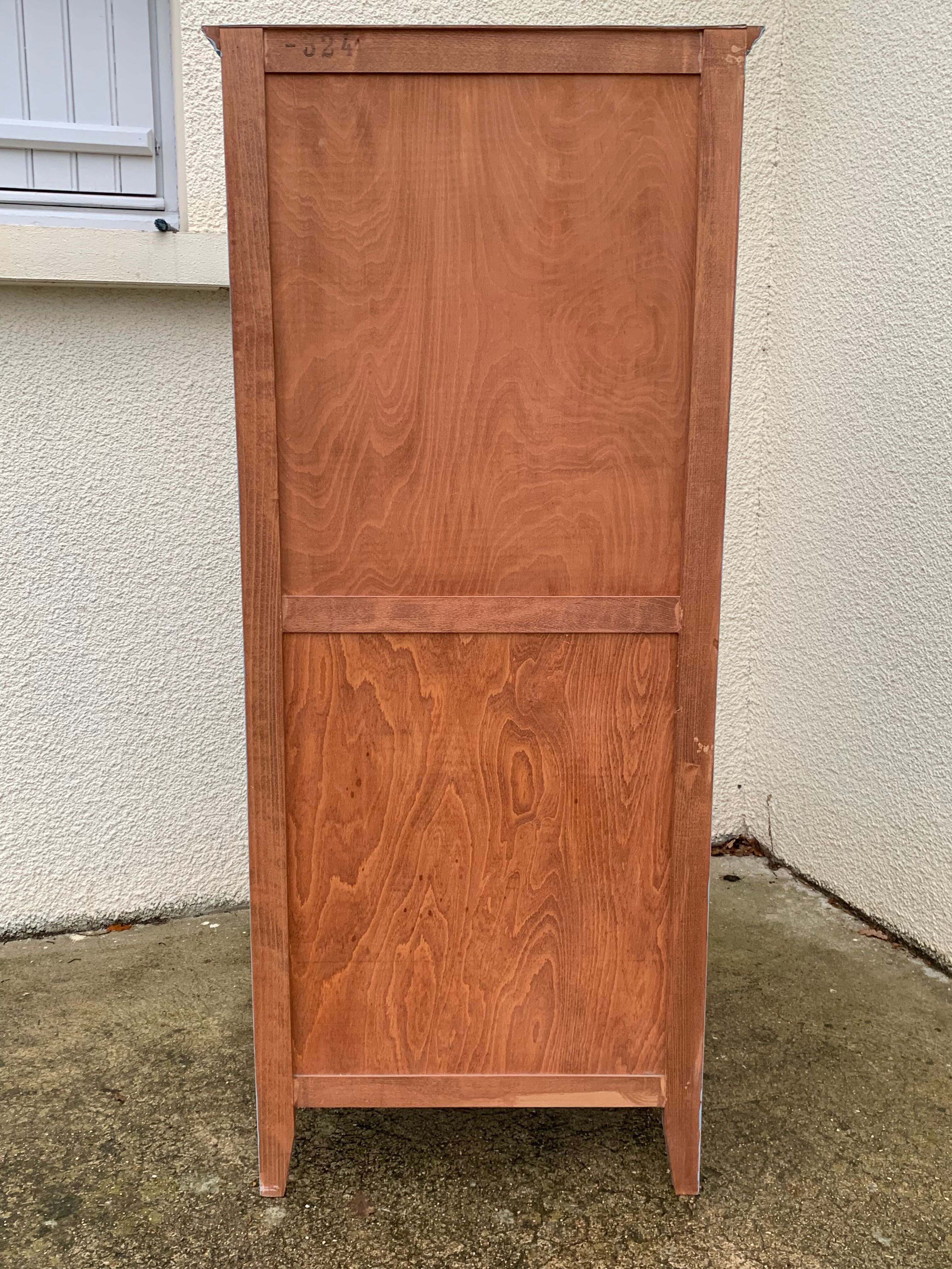 Parisian wardrobe glazed blue gray